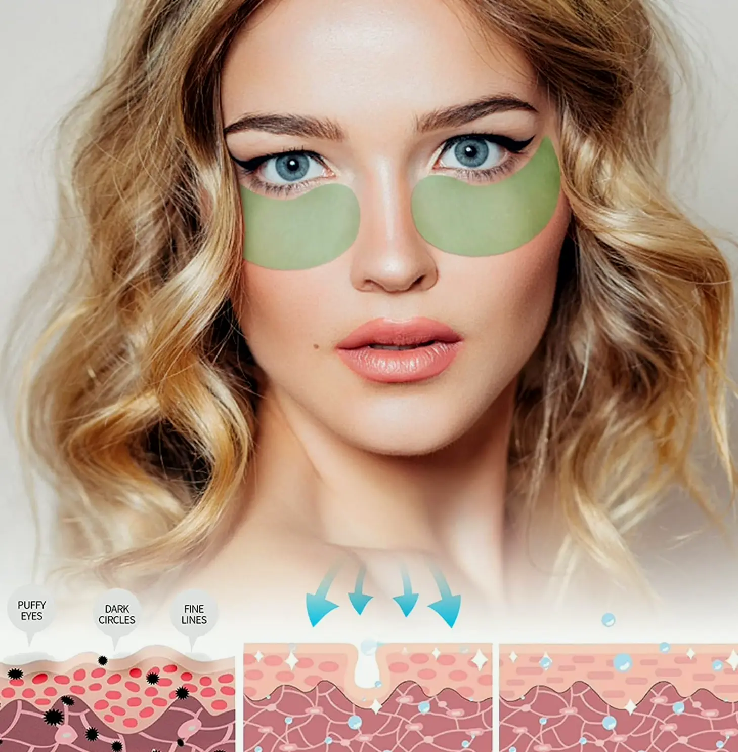 Under Eye Masks (30 Pairs) for Swollen Under Eyes