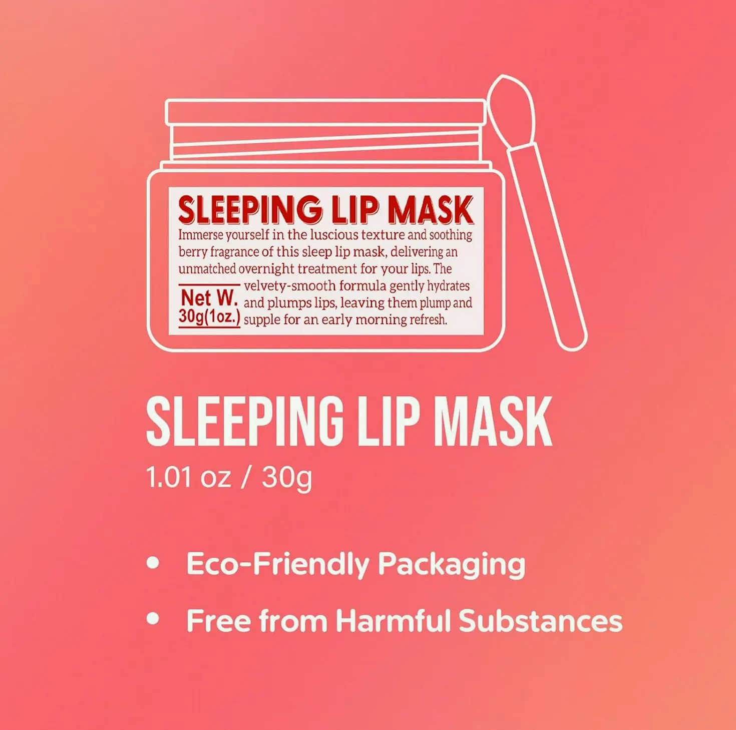 Restorative Lip Mask - Moisture-Boost, Vegan