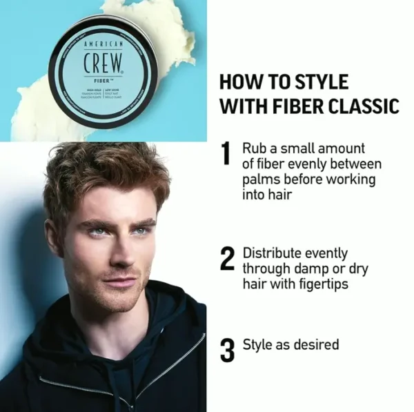 Gents' Styling Cream, Strong Hold & Low Shine, 3 Oz