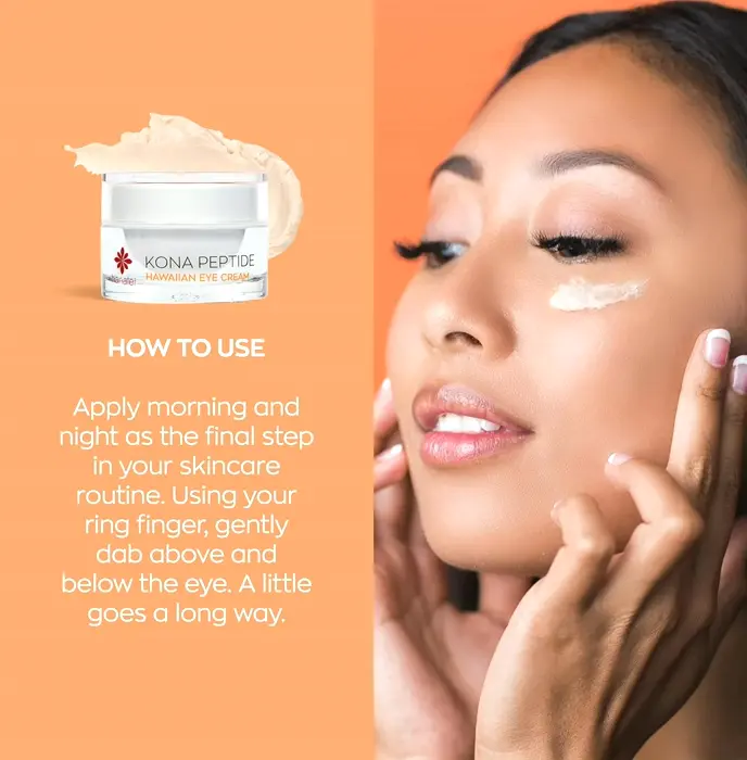 Hanalei Kona Peptide Cream | Wrinkles & Puffiness Removal | Moisturizing Blend