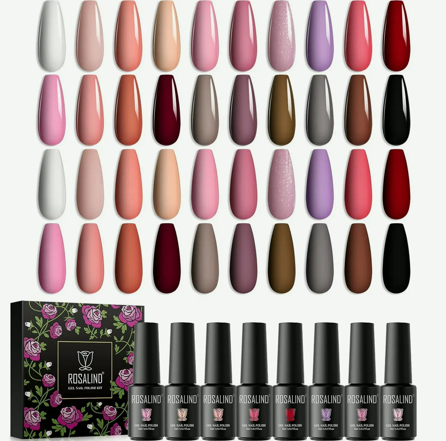 20 PCS Neutral Gel Varnish Set