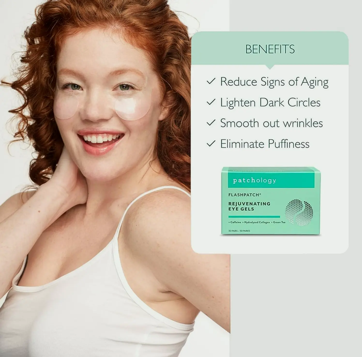 Refreshing Under-Eye Patches w/ Caffeine
