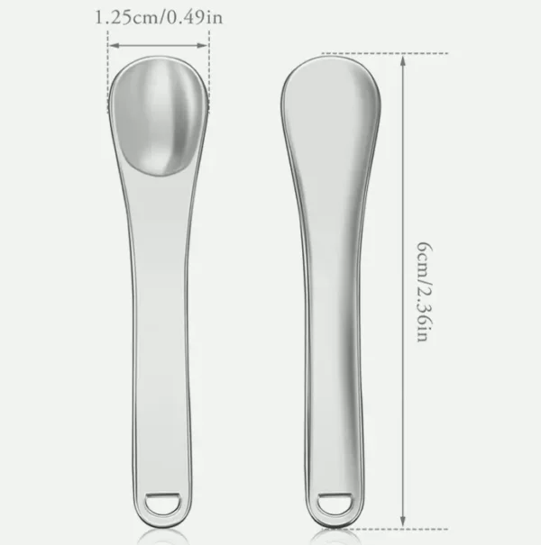 Small Metal Makeup Spatula for Beauty