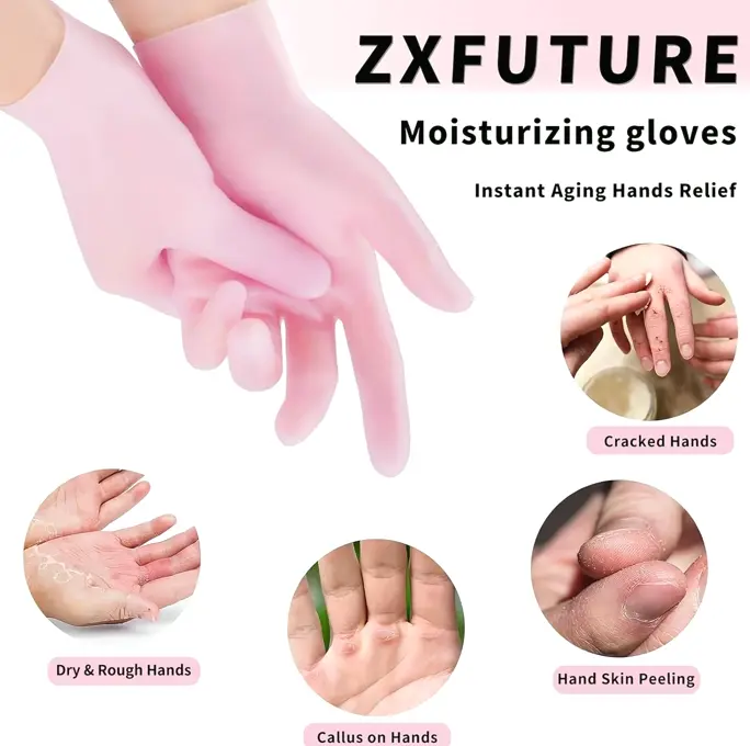 3-Piece Moisturizing Glove, Sock, and Neck Strap Set
