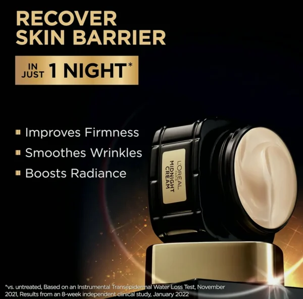 L’Oréal Paris Age Perfect Anti-Wrinkle Nighttime Cream, Reduce Wrinkles & Firm 1.7oz + Serum Sample