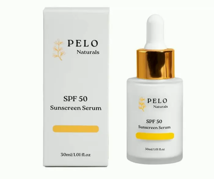 Facial Sunscreen Serum with SPF50, Niacinamide, Hyaluronic Acid