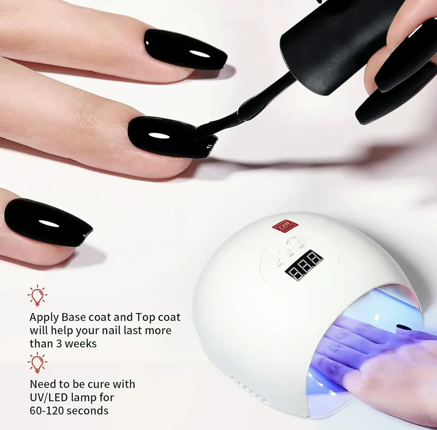 Color Nail Paint Dark 15ML Dip UV Art