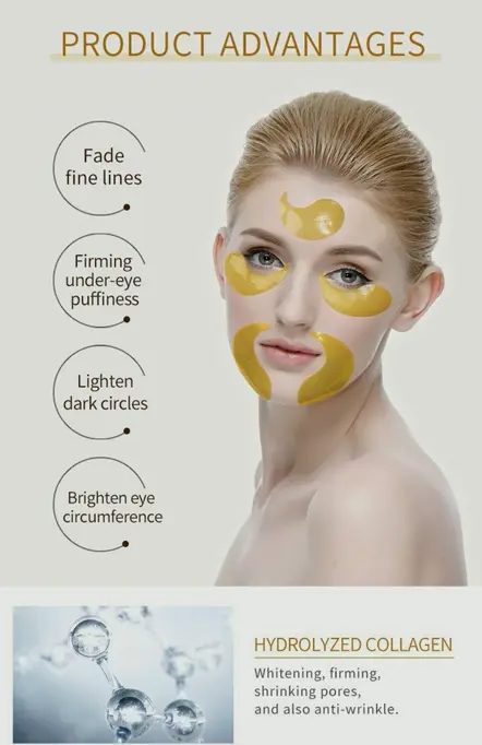 Collagen Gel Masks - 24k Golden Treatment