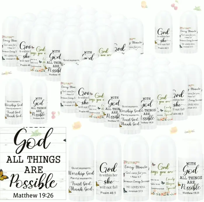 Christian Mini Lip Balm Pack - Moisturizer for Dry Skin