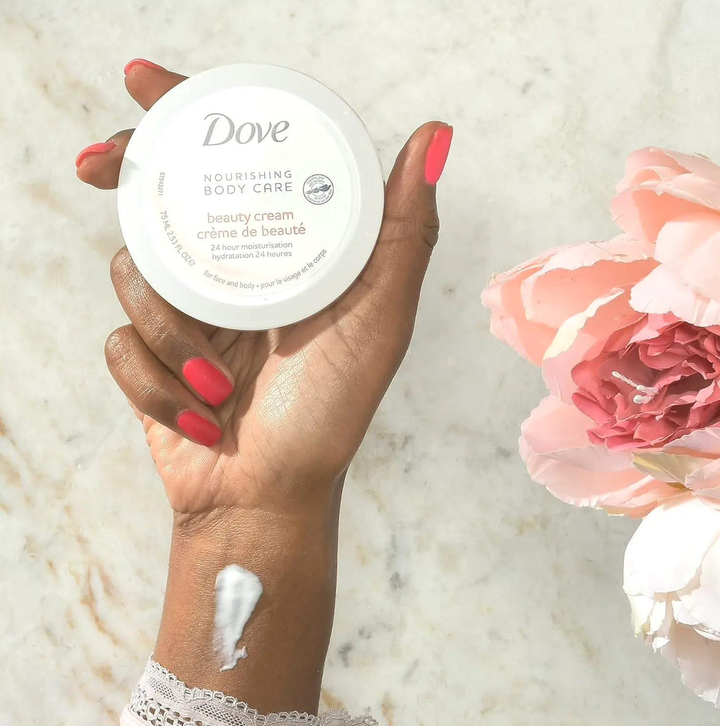 Dove's Nourishing Skin Lotion (Set of 4), 2.53 Oz Jars