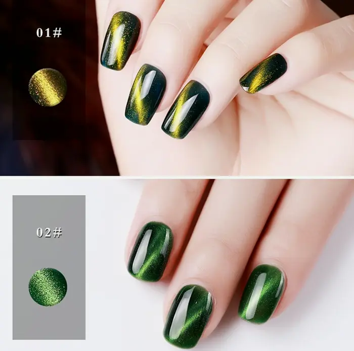 Feline Eye Shiny Nail Kit, UV LED Soak Off Polish