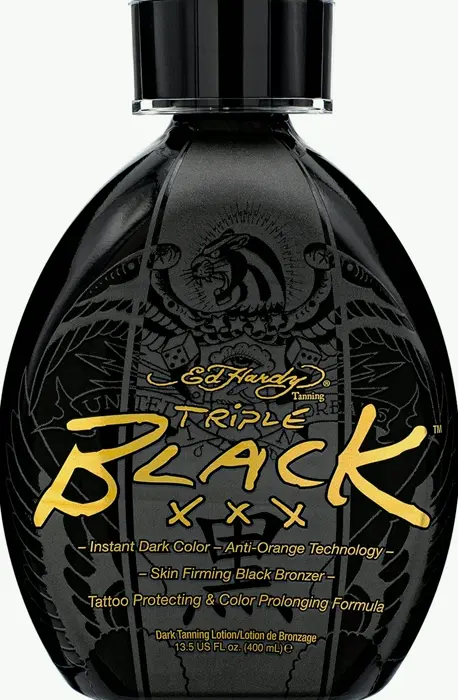 Edward Sturdy BLACK Triple X Rapid Deep Shade Tanning Lotion, 13.5 oz