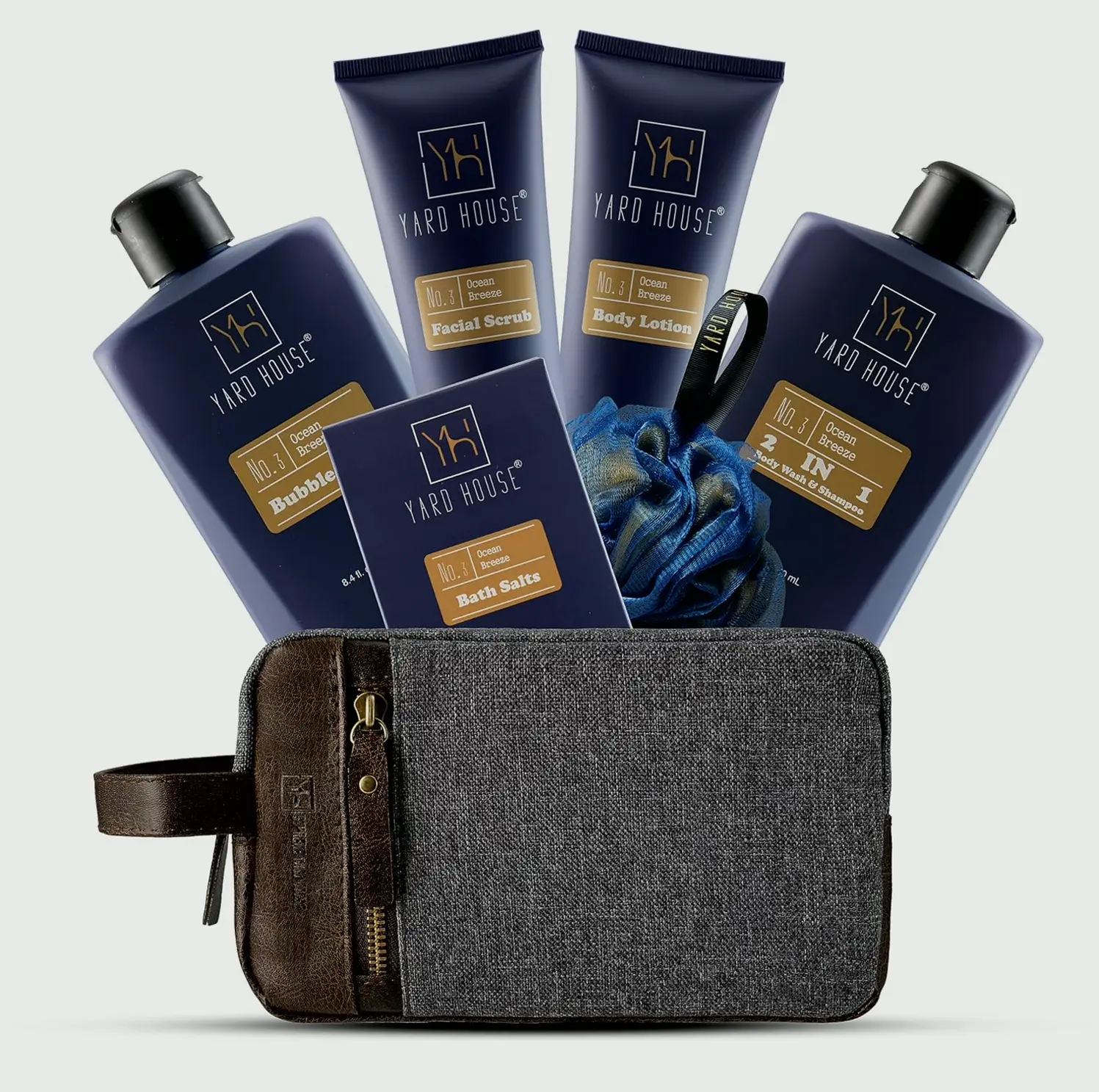 Luxury Spa Gift Basket for Men - Ocean Breeze Skincare Set