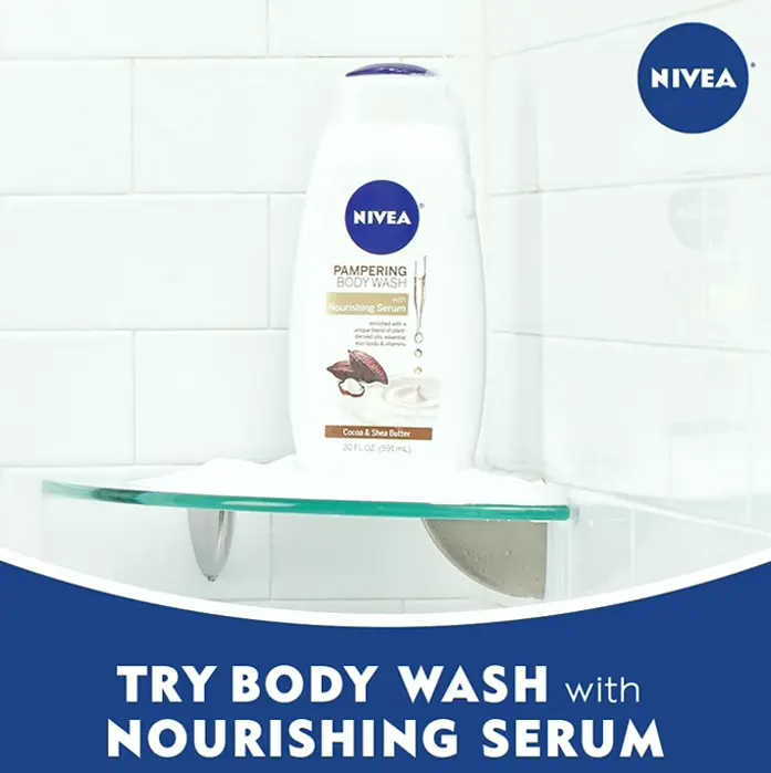 Nivea Chocolaty & Shea Creamy Body Cleanser, 20 Fl Oz