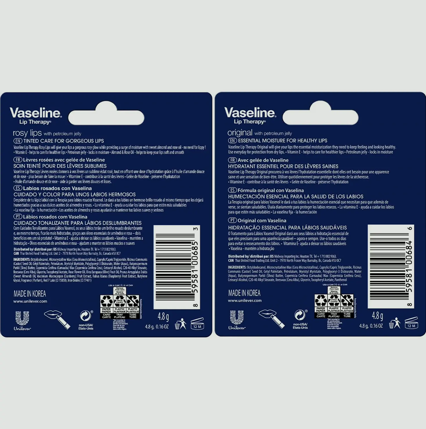 Healing Balm Variety Set – Classic + Tinted Hydrating Balm, 0.16 Oz Each