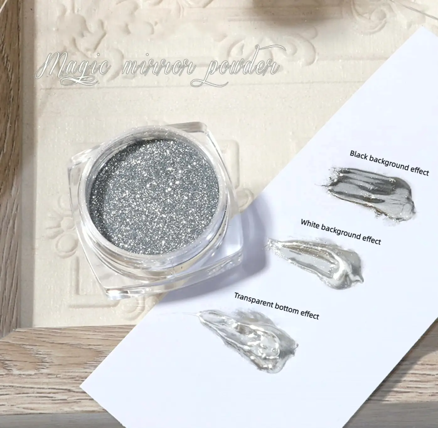 Manicure Mirror Powder Holographic Glitter
