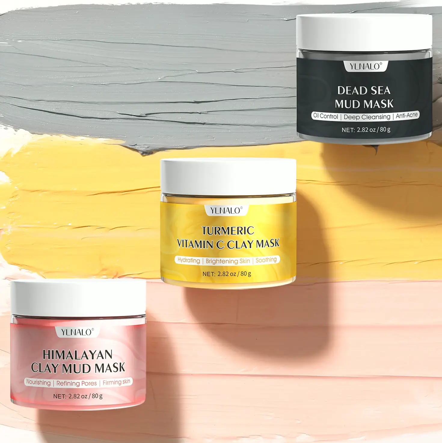 Turmeric Facial Mask Set, Himalayan Mask Set, Deep Pore Cleansing