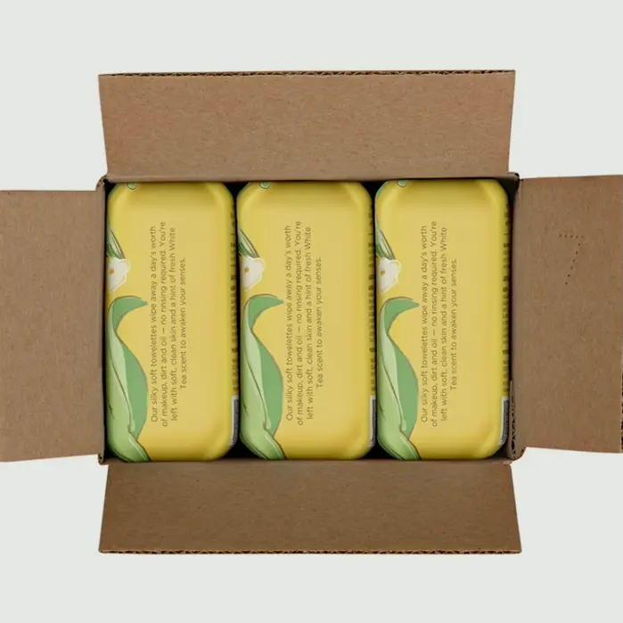 White Facial Towelettes for All Skin Types, Hydrating Makeup Eliminator, Thirty Ct 3-Pack