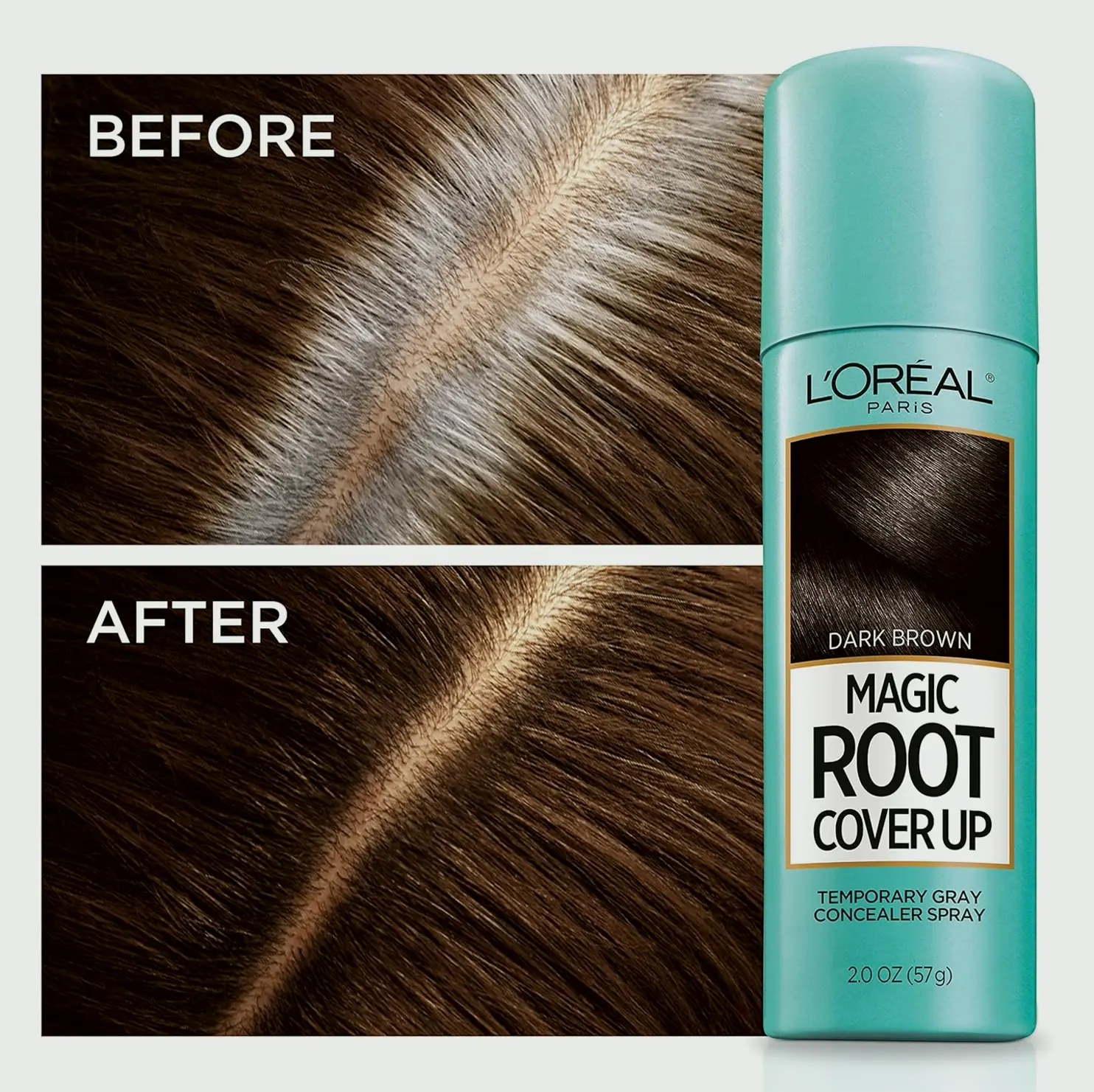 L'Oreal Magic Root Concealer, Medium Brown, 2 Oz