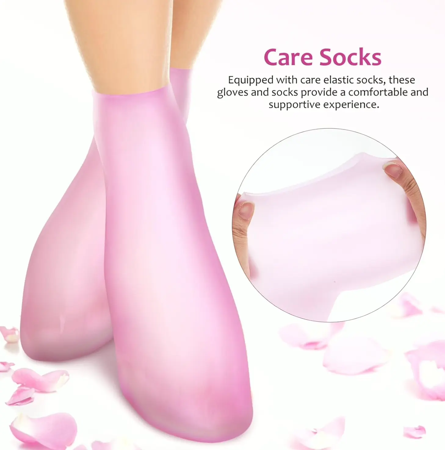 Silicone Moisturizing Socks Gloves for Dry Feet