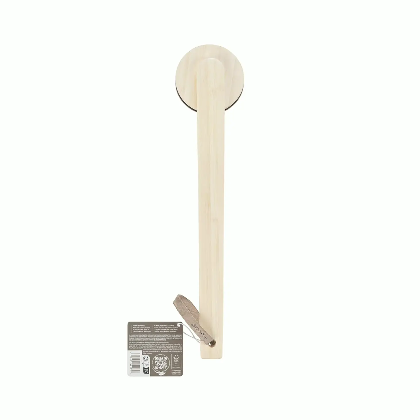 Eco-Friendly Tan Back Brush With Sunless Tanning