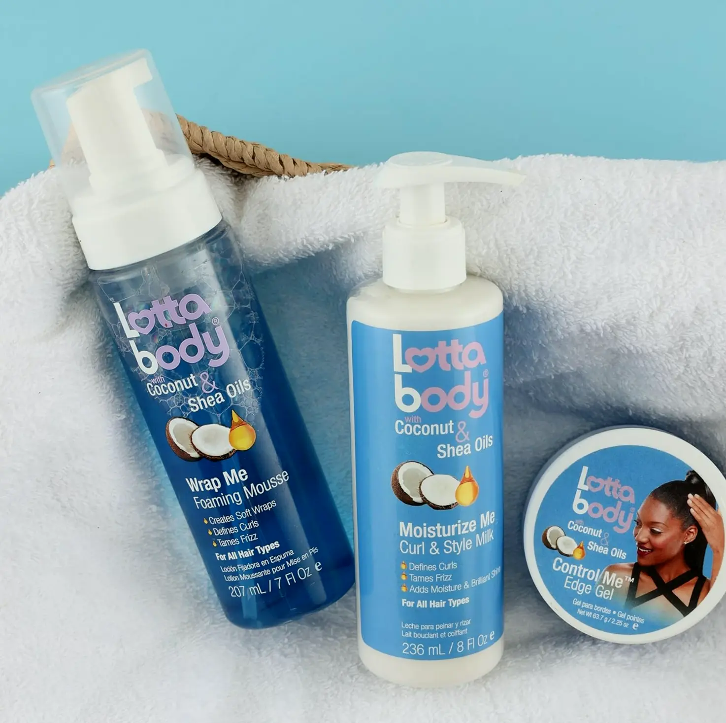 Lotta Body Curl-Defining Mousse with Coconut Oil and Shea, 7 fl oz