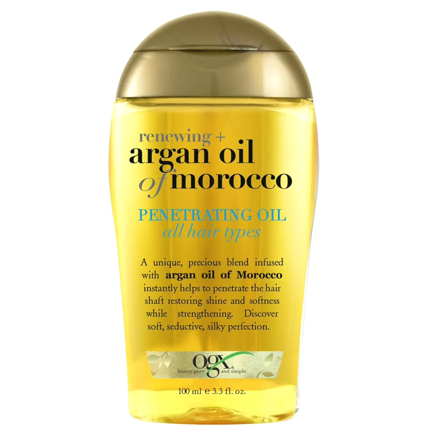 OGX Argan Serum Hair Moisturizer, Every Hair Type, 3.3 Fluid Ounces