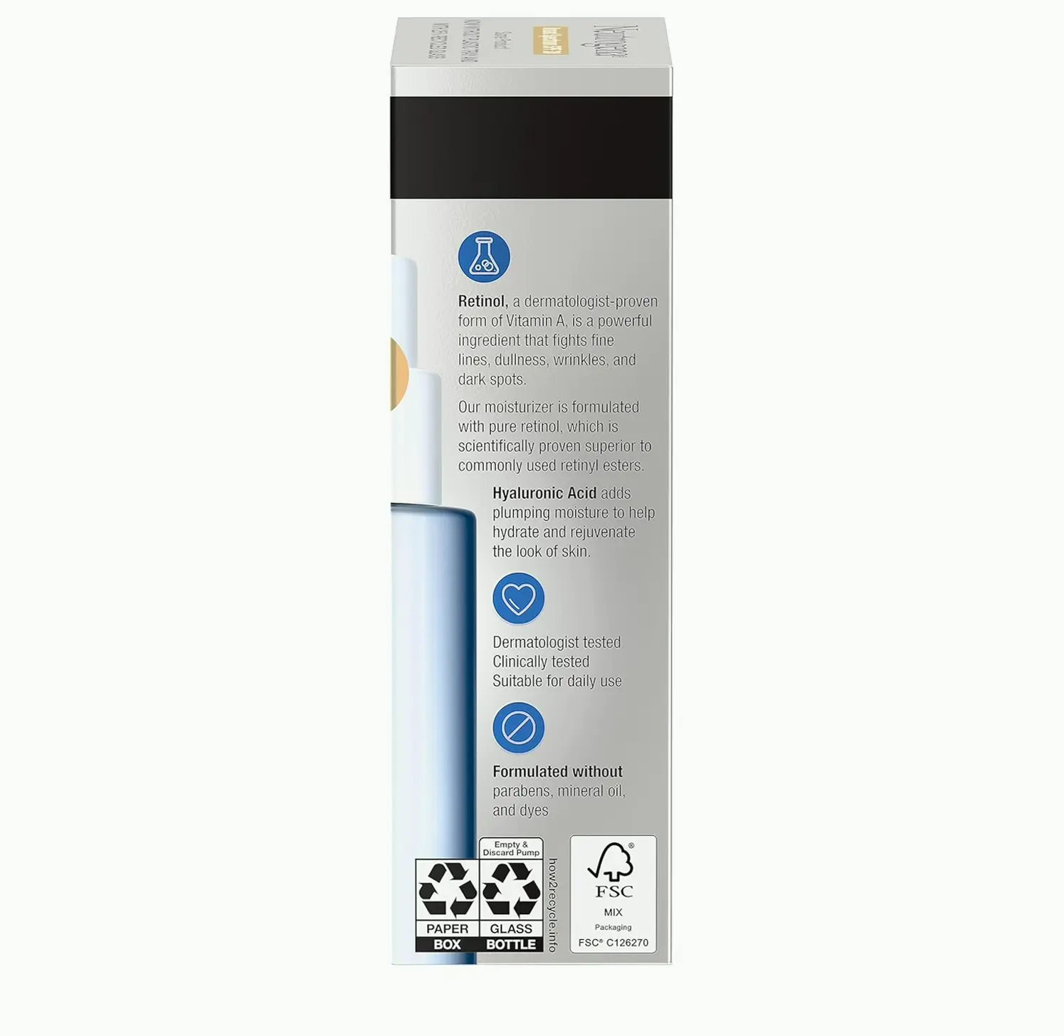 Brand Retinol Face Moisturizer, Fast Wrinkle Repair, SPF 30