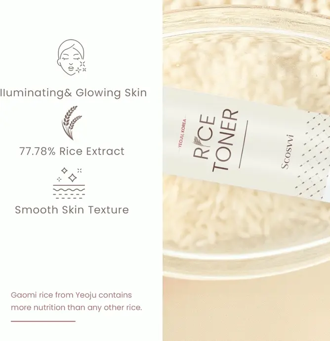 Korean Rice Essence with Vegan Formula