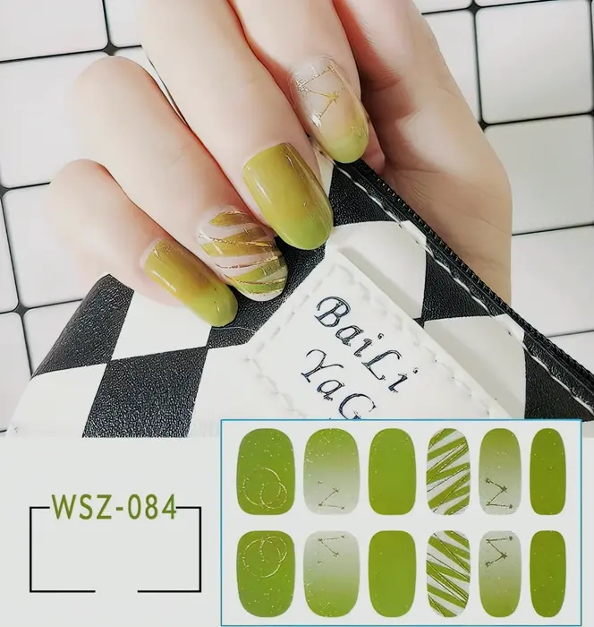 Trendy 3D Nail Stickers from Sun&Beam for Women & Girls