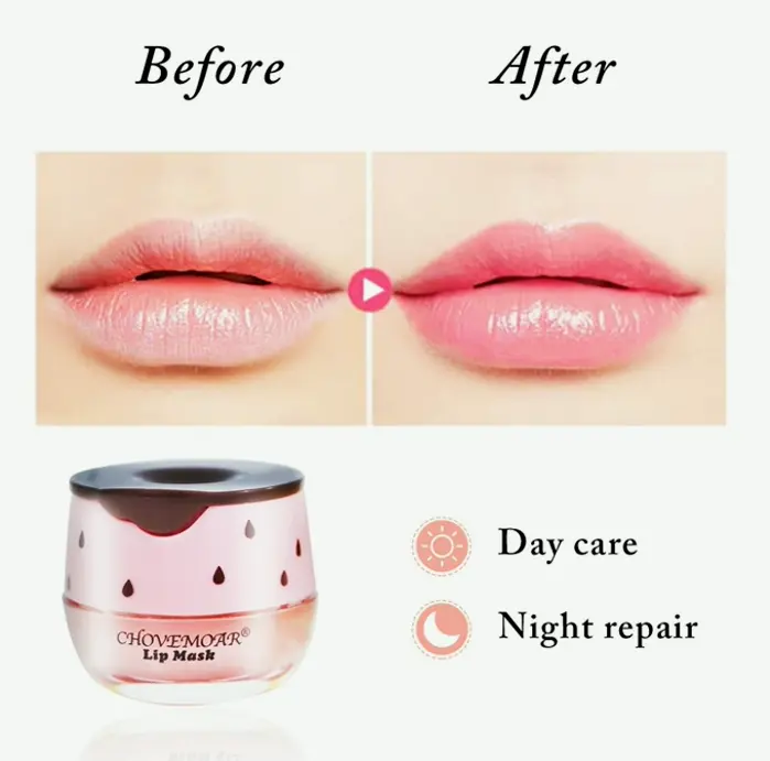 Two-Pack Honey & Strawberry Lip Balm & Scrub Tool