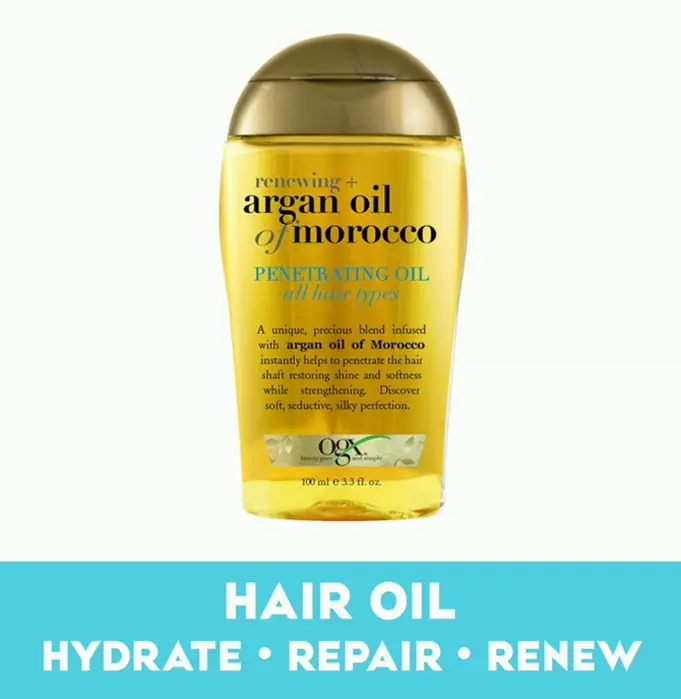 OGX Argan Serum Hair Moisturizer, Every Hair Type, 3.3 Fluid Ounces