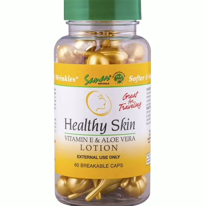 Healthy Body Lotion with Vitamin E & Aloe Vera - 60 Capsules