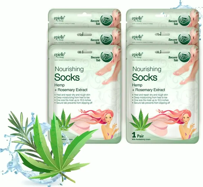 Epielle Nourishing Foot Masks – Herbal Extract