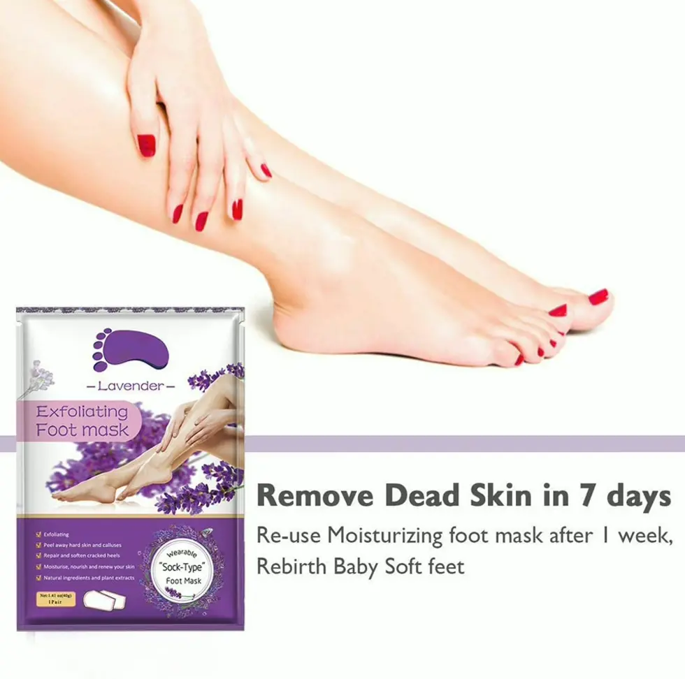 Foot Exfoliating Mask Pack - Smooths Dry Skin