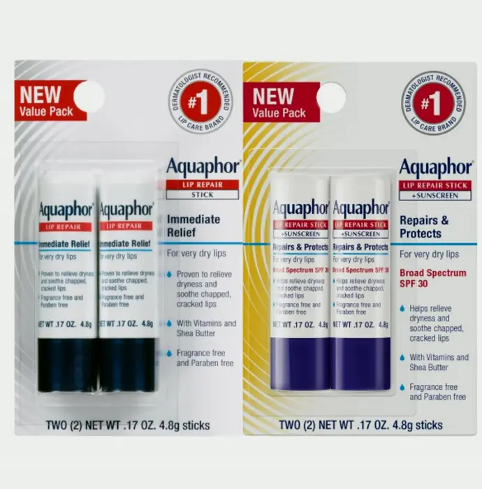 Aquaphor Lips Remedy Multipack (2 Fix + 2 Sunscreen Thirty)