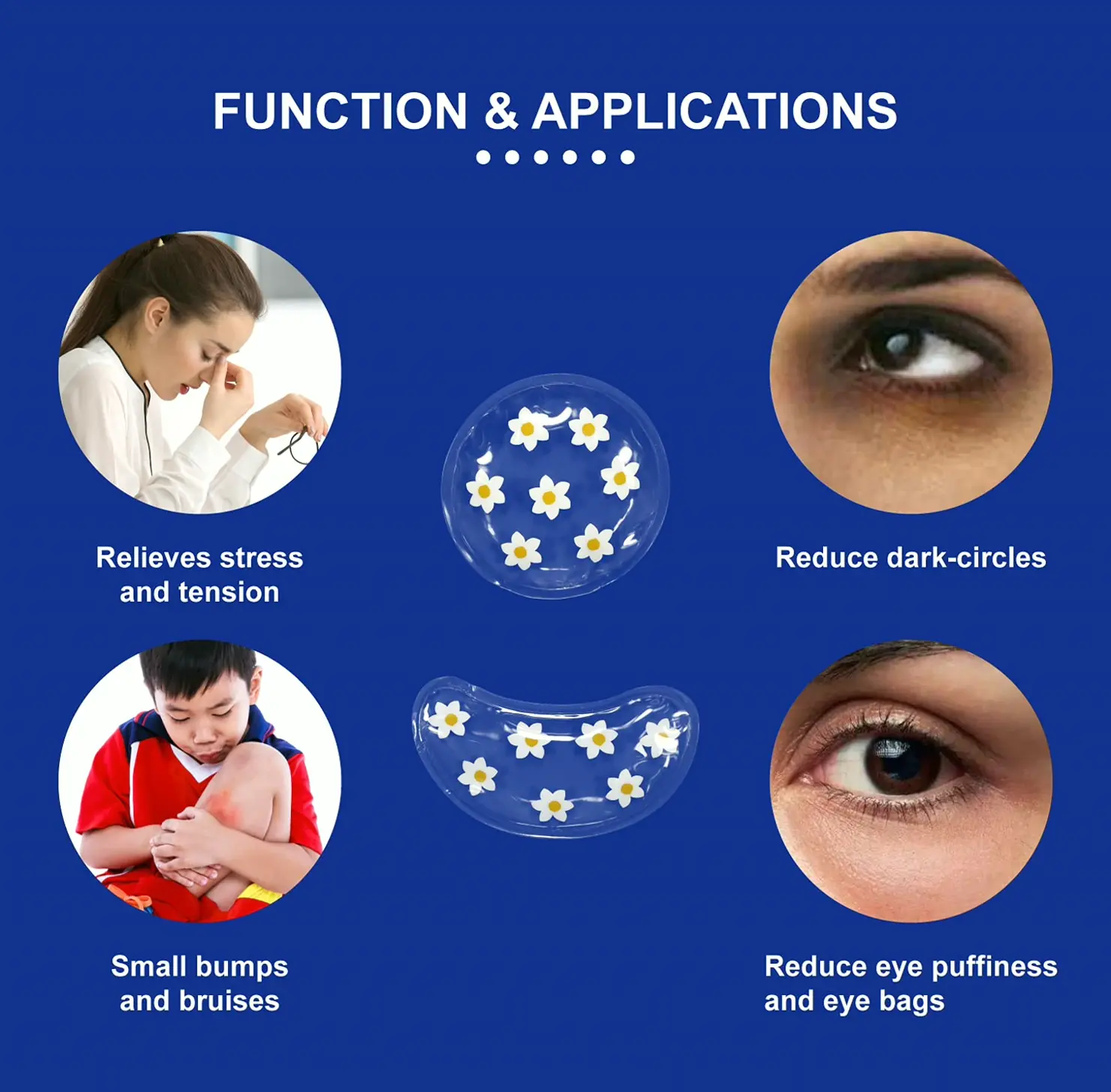 Ice Pack: Reusable Eye Pads for Relaxation
