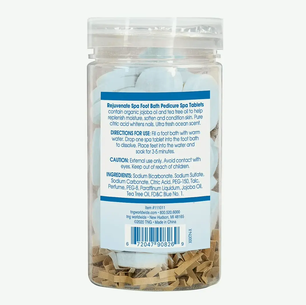 Rejuvenate Pampering Foot Bath, Natural Soak Tablets