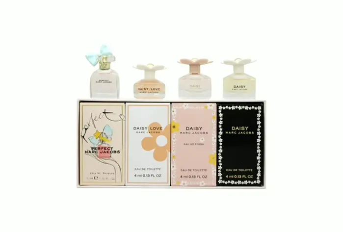 M. Jacobs 4-Piece Mini Present for Women, 0.55oz