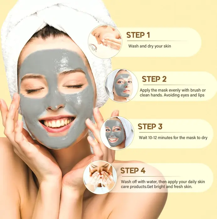 Turmeric Facial Mask Set, Himalayan Mask Set, Deep Pore Cleansing