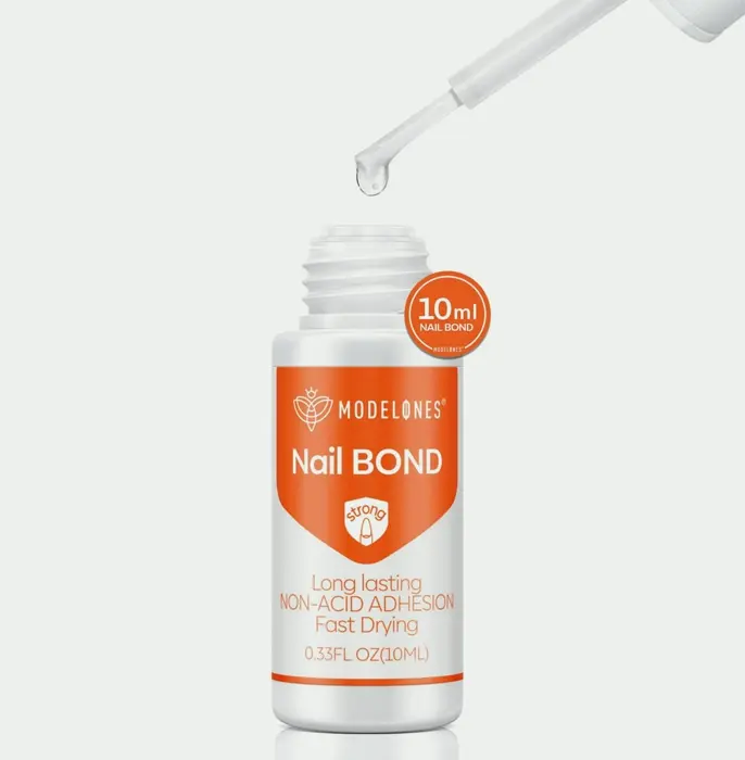 Modellones Nail Adhesive for Press Ons, 10 ML Long Lasting Gel