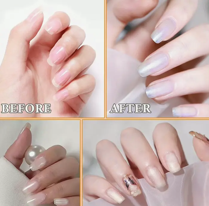 Two Pieces Pearl Chrome Nail Powder