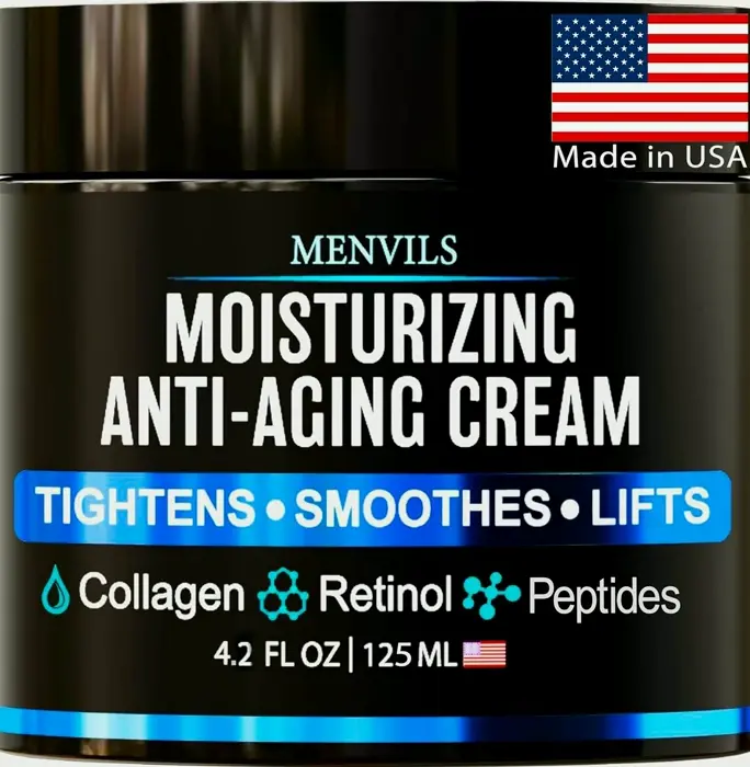 Guys Facial Moisturizer Gel - Anti-Aging & Revitalizing - 4.2 OZ