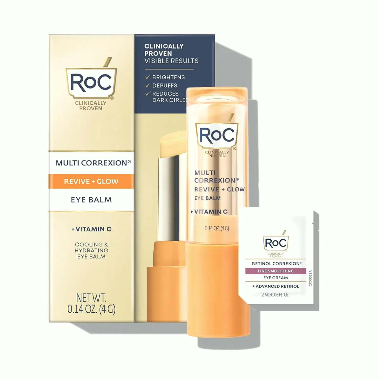 RoC's Vitamin C Eye Balm with Retinol Packette