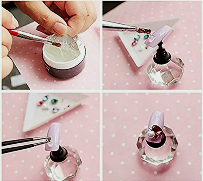 Nail Art Gemstone Gel Stick UV Light
