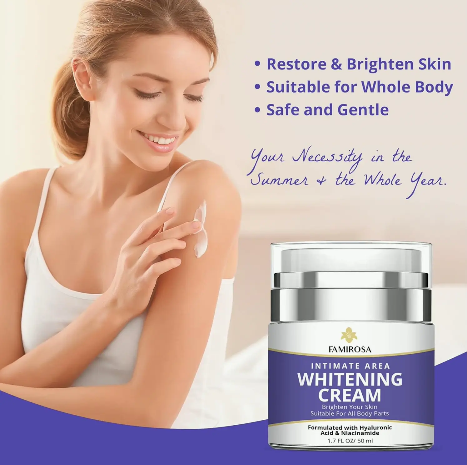Intimate Body Blemish Lightening - Underarm Treatment for Various Areas