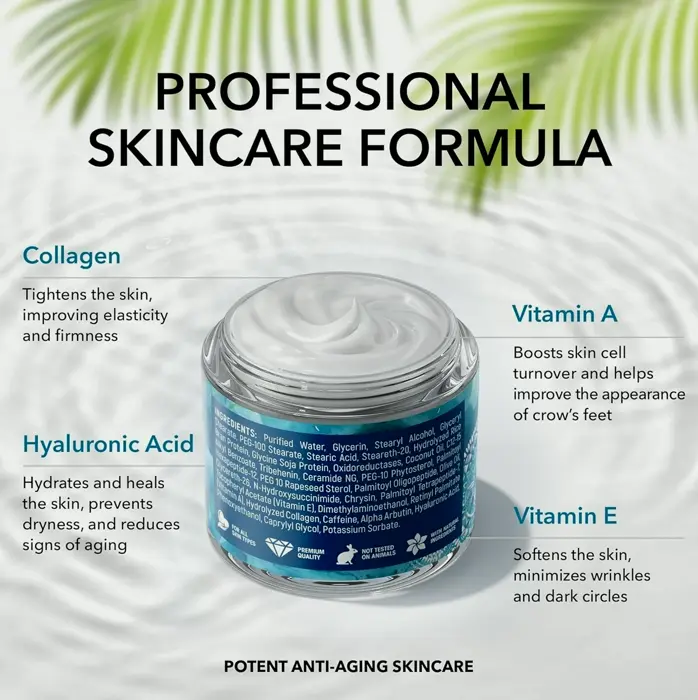 Eye Area Cream for Puffiness - Revitalizing Formula