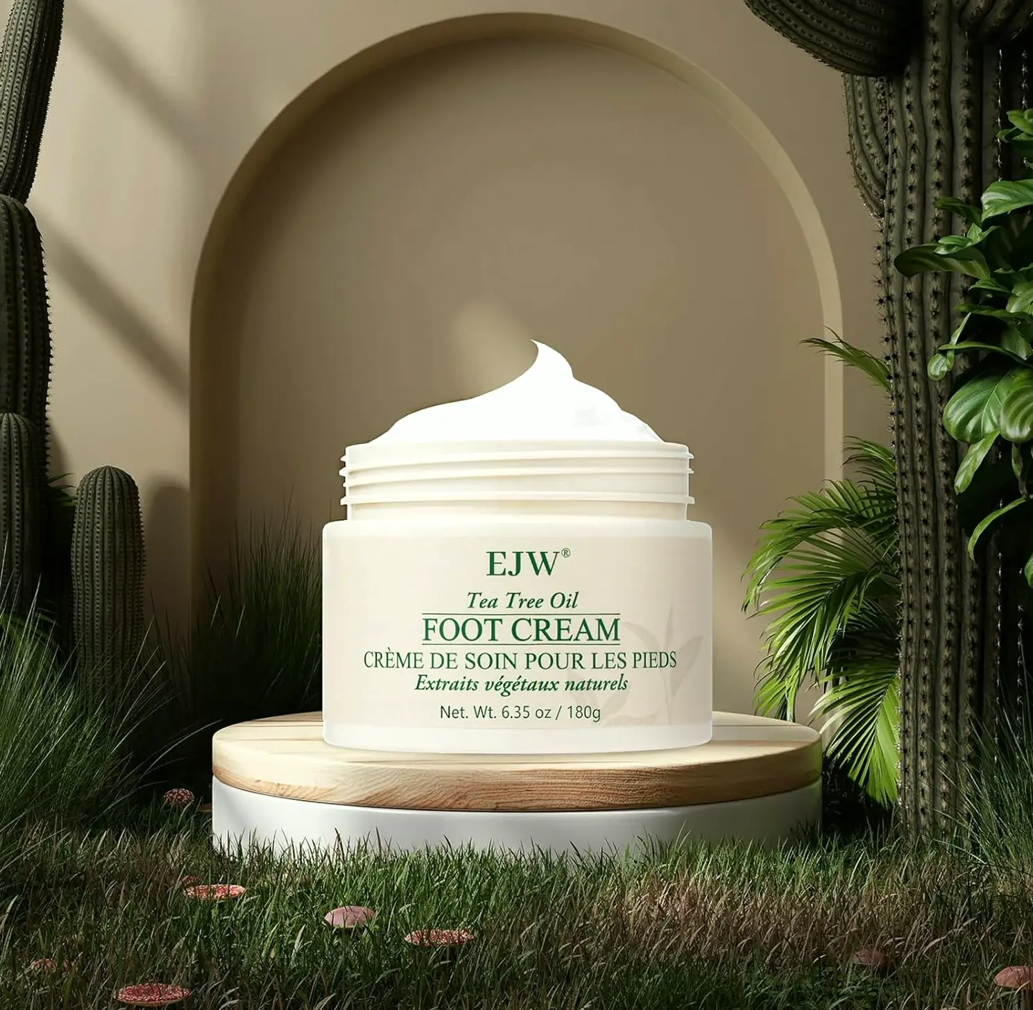 Tea Tree Heel Moisturizer - Repair Cracked Heels - 6.35 oz.