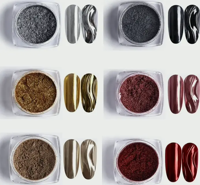 Manicure Mirror Powder Holographic Glitter