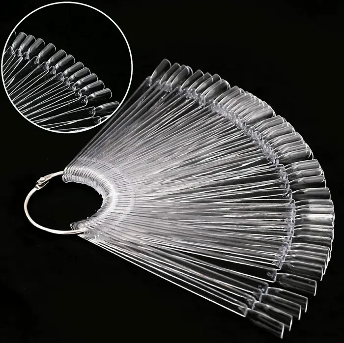 150 Pieces Transparent Manicure Sample Sticks